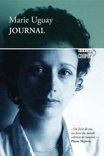 Couverture du livre « Journal » de Marie Uguay aux éditions Boreal