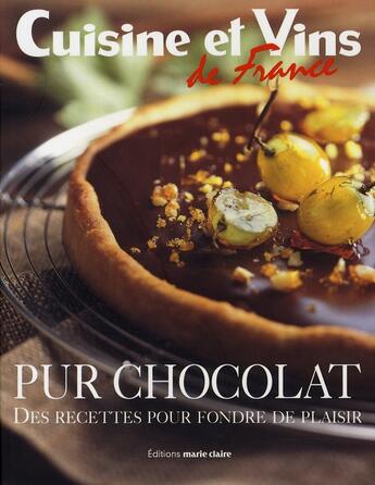 Couverture du livre « Pur chocolat » de  aux éditions Marie-claire