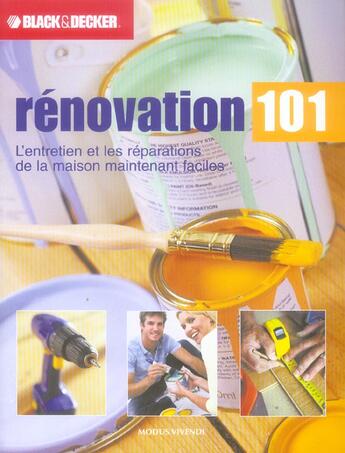 Couverture du livre « Renovation 101 » de  aux éditions Modus Vivendi