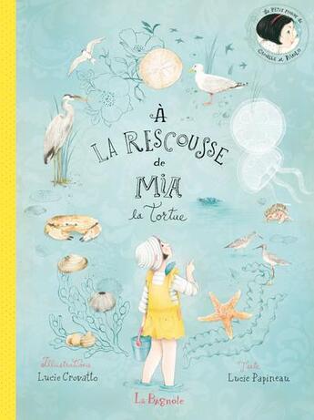 Couverture du livre « À la rescousse de Mia la tortue » de Lucie Papineau et Lucie Crovatto aux éditions La Bagnole