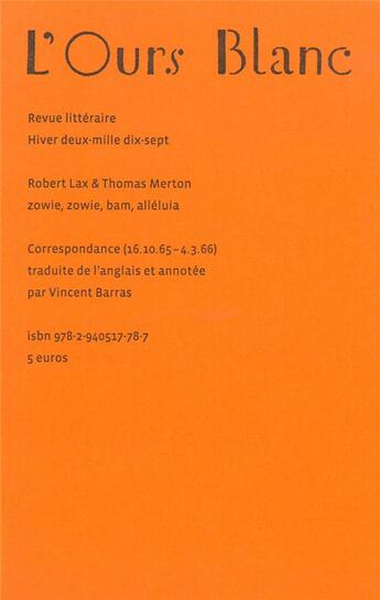 Couverture du livre « Zowi, zowi, bam, alleluia » de Thomas Merton et Robert Lax aux éditions Heros Limite