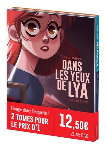 Couverture du livre « Dans les yeux de Lya Tome 2 » de Carbone et Justine Cunha aux éditions Dupuis