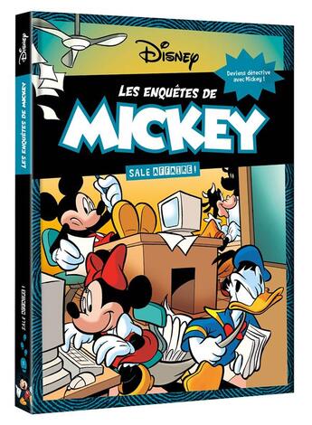 Couverture du livre « Les enquêtes de Mickey t.5 ; sale affaire ! » de Disney aux éditions Disney Hachette