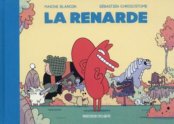 Couverture du livre « La renarde » de Marine Blandin et Sebastien Chrisostome aux éditions Casterman