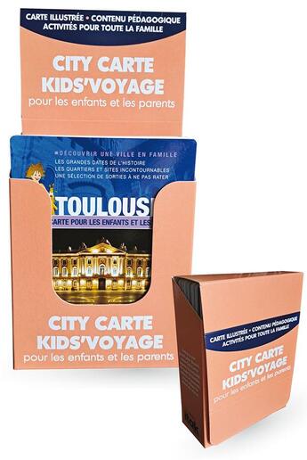 Couverture du livre « Plv de comptoir vide city carte (10 cartes)10.7cm x 14.60cm x 4.5cm » de  aux éditions Itak