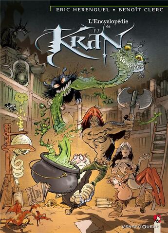 Couverture du livre « Krän le barbare Tome 6 : l'encyclopédie de Krän » de Eric Herenguel aux éditions Vents D'ouest