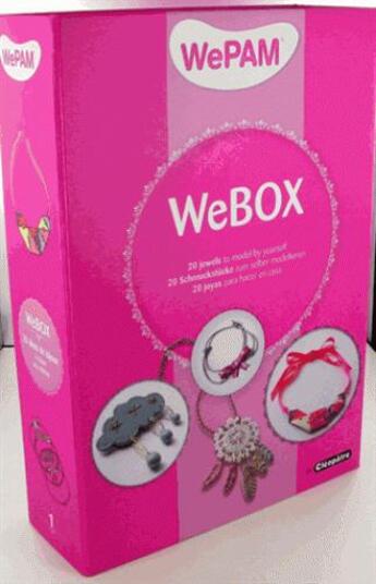 Couverture du livre « Bijoux en wepam ; coffret » de Marion Tasle aux éditions Creapassions.com