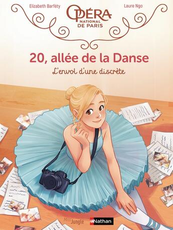 Couverture du livre « 20, allée de la danse Tome 5 : l'envol d'une discrète » de Elizabeth Barféty et Laure Ngo aux éditions Jungle