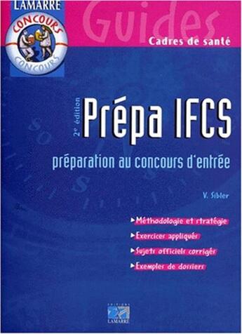 Couverture du livre « Prepa ifcs preparation au concours d entree - 2eme edition » de Editions Lamarre aux éditions Lamarre