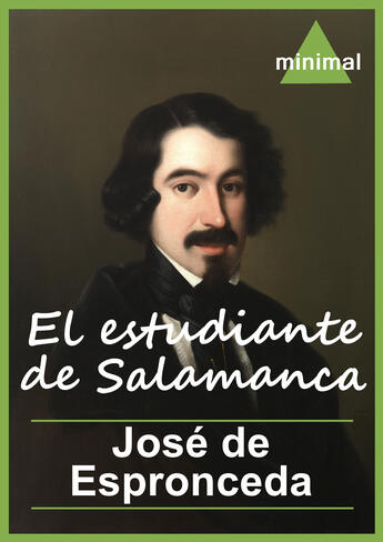 Couverture du livre « El estudiante de Salamanca » de Jose De Espronceda aux éditions Epagine