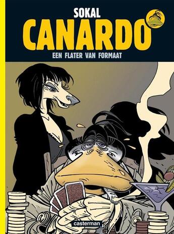 Couverture du livre « Canardo T.20 ; een flater van formaat » de Benoit Sokal aux éditions Casterman