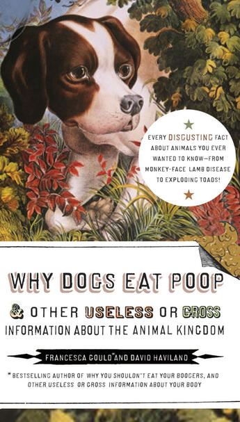 Couverture du livre « Why Dogs Eat Poop, and Other Useless or Gross Information About the An » de Haviland David aux éditions Penguin Group Us