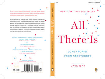 Couverture du livre « All There Is » de Dave Isay aux éditions Penguin Group Us