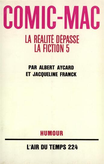 Couverture du livre « La realite depasse la fiction » de Aycard/Franck aux éditions Gallimard