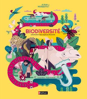 Couverture du livre « Biodiversité l'histoire illustrée des espèces » de  aux éditions Nathan