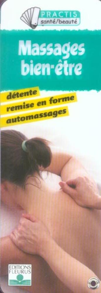 Couverture du livre « Massages bien-etre » de  aux éditions Mango