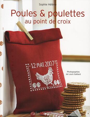 Couverture du livre « Poules et poulettes aux points de croix » de Helene-S aux éditions Marabout