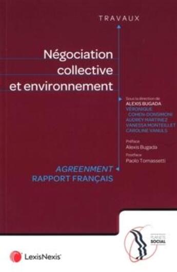 Couverture du livre « Négociation collective et environnement » de Collectif Lexisnexis aux éditions Lexisnexis