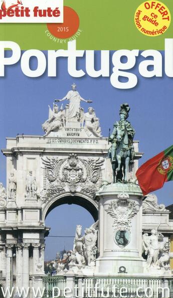 Couverture du livre « GUIDE PETIT FUTE ; COUNTRY GUIDE ; Portugal (édition 2015) » de  aux éditions Le Petit Fute