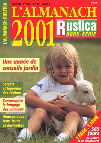 Couverture du livre « Almanach rustica 2001 » de  aux éditions Rustica