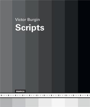 Couverture du livre « Scripts » de Victor Burgin aux éditions Mamco