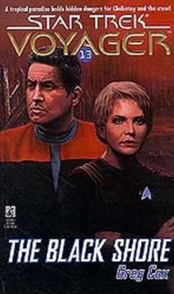 Couverture du livre « The Black Shore » de Greg Cox aux éditions Pocket Books Star Trek