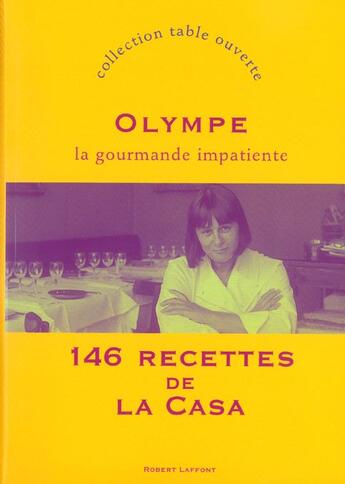 Couverture du livre « La gourmande impatiente » de Olympa aux éditions Robert Laffont