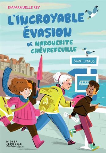 Couverture du livre « L'incroyable évasion de Marguerite Chèvrefeuille » de Caroline Attia et Emmanuelle Rey aux éditions Didier Jeunesse