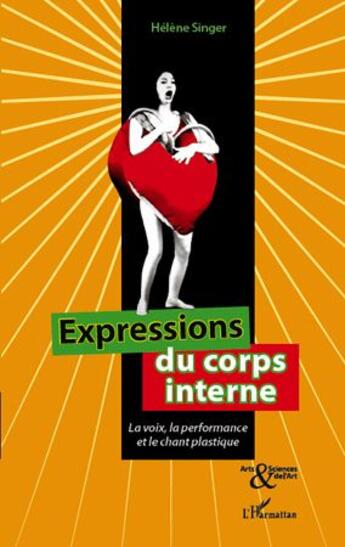 Couverture du livre « Expressions du corps interne ; la voix, la performance et le chant plastique » de Helene Singer aux éditions L'harmattan