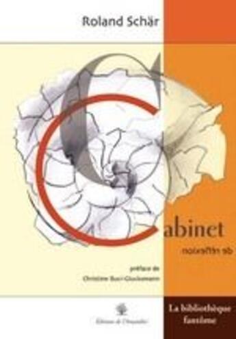 Couverture du livre « Cabinet de réflexion » de Roland Schar aux éditions L'amandier