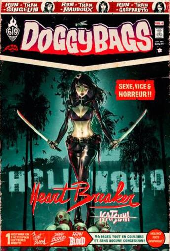 Couverture du livre « DoggyBags t.6 ; heartbreaker » de Florent Maudoux et Jeremie Gasparutto et Guillaume Singelin et Run et Celine Tran aux éditions Ankama