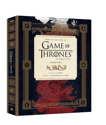 Couverture du livre « Dans les coulisses de Game of Thrones ; saison 3 et 4 » de  aux éditions Huginn & Muninn