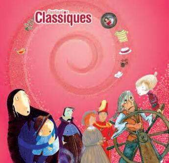 Couverture du livre « DESTINATION CLASSIQUES t.6 ; le Comte de Monte-Cristo, Pantagruel, les fourberies de Scapin, Notre-Dame de Paris, les quatre filles du Docteur March » de  aux éditions Itak