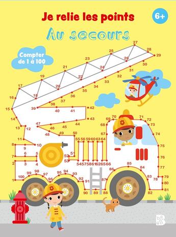 Couverture du livre « Je relie les points: au secours ! » de  aux éditions Le Ballon