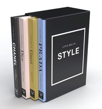 Couverture du livre « LITTLE BOX OF STYLE - LITTLE BOOK OF CHANEL, LITTLE BOOK OF DIOR, GUCCI AND PRADA » de Emma Baxter-Wright et Karen Homer et Farran Graves aux éditions Welbeck