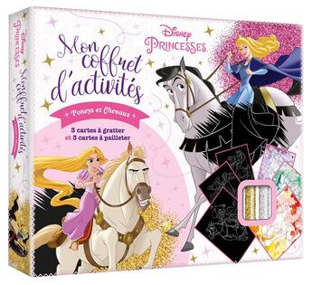 Couverture du livre « Disney Princesses ; coffret d'activités » de Disney aux éditions Disney Hachette