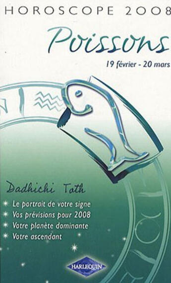 Couverture du livre « Poissons (édition 2008) » de Dadhichi Toth aux éditions Harlequin