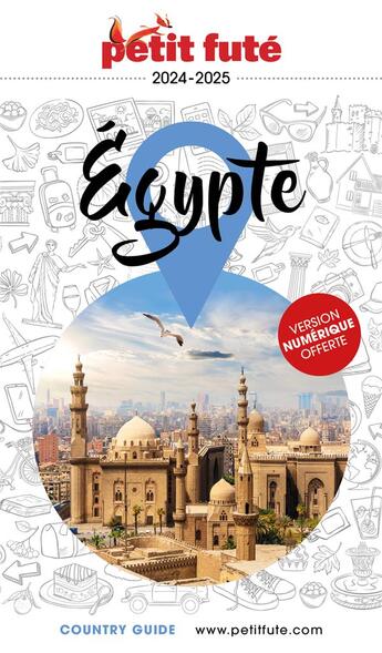 Couverture du livre « Country guide : Egypte (édition 2024/2025) » de Collectif Petit Fute aux éditions Le Petit Fute