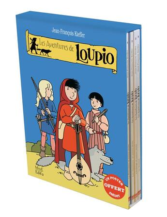 Couverture du livre « Les aventures de Loupio : coffret t.1 à t.5 » de Jean-Francois Kieffer aux éditions Mame