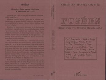 Couverture du livre « Fusées : Histoire d'une revue littéraire à Marseille en 1942 » de  aux éditions L'harmattan