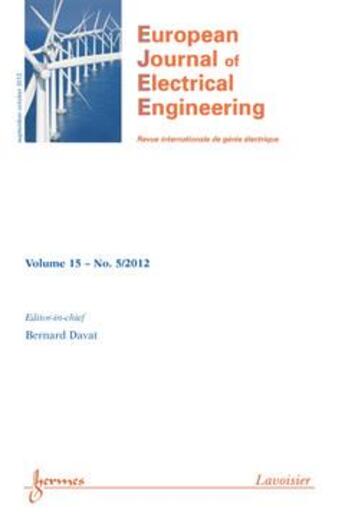 Couverture du livre « L'ecoconception en genie electrique european journal of electrical engineering volume 15 n 5 septem » de Malec aux éditions Hermes Science Publications