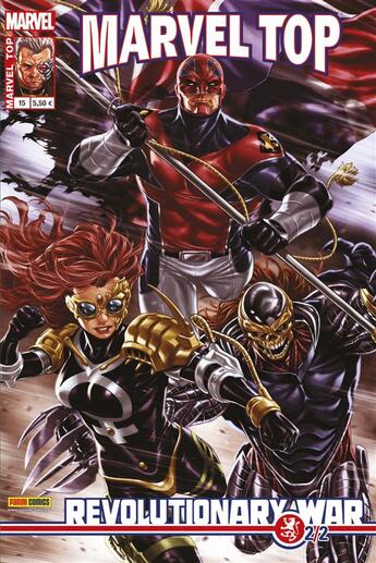 Couverture du livre « Marvel top 15 : revolutionary war 2/2 » de Coswill/Rich Elson aux éditions Panini Comics Mag