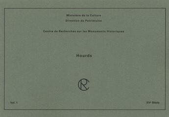 Couverture du livre « Hourds ; XV siècle t.1 » de  aux éditions Editions Du Patrimoine