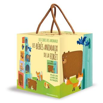 Couverture du livre « Les cubes des animaux ; les bébés animaux de la forêt » de Neil aux éditions Sassi