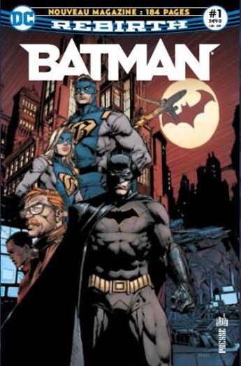 Couverture du livre « Batman rebirth n.1 : le retour de Batman ! » de  aux éditions Urban Comics Press