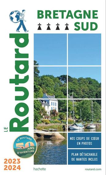 Couverture du livre « Guide du Routard : Bretagne sud (édition 2023/2024) » de Collectif Hachette aux éditions Hachette Tourisme