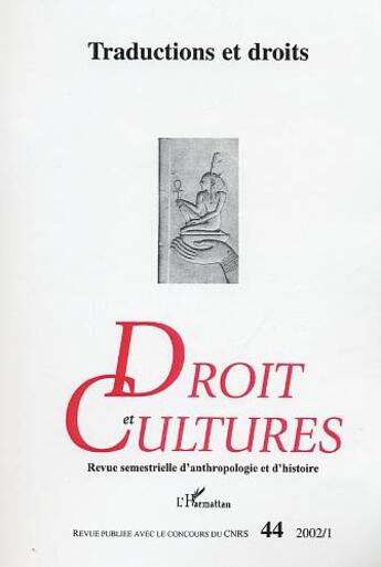 Couverture du livre « Traductions et droits » de  aux éditions Editions L'harmattan