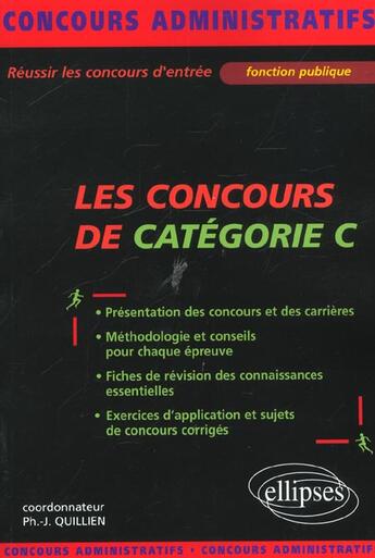 Couverture du livre « =>nouv.ed.9782729822569/qconc2 » de Quillien aux éditions Ellipses