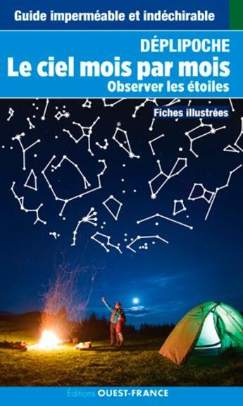 Couverture du livre « Deplipoche - le ciel mois par mois » de Pierre Kohler aux éditions Ouest France