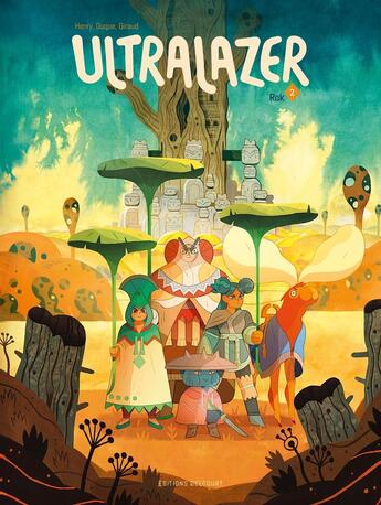 Couverture du livre « Ultralazer Tome 2 : rock » de Yvan Duque et Maxence Henry et Pauline Giraud aux éditions Delcourt